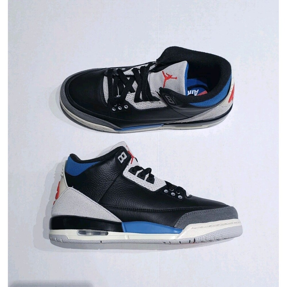 Jordan Air Jordan 3 Retro Rare Air Black Blue Sneaker 7Y IB8968 004